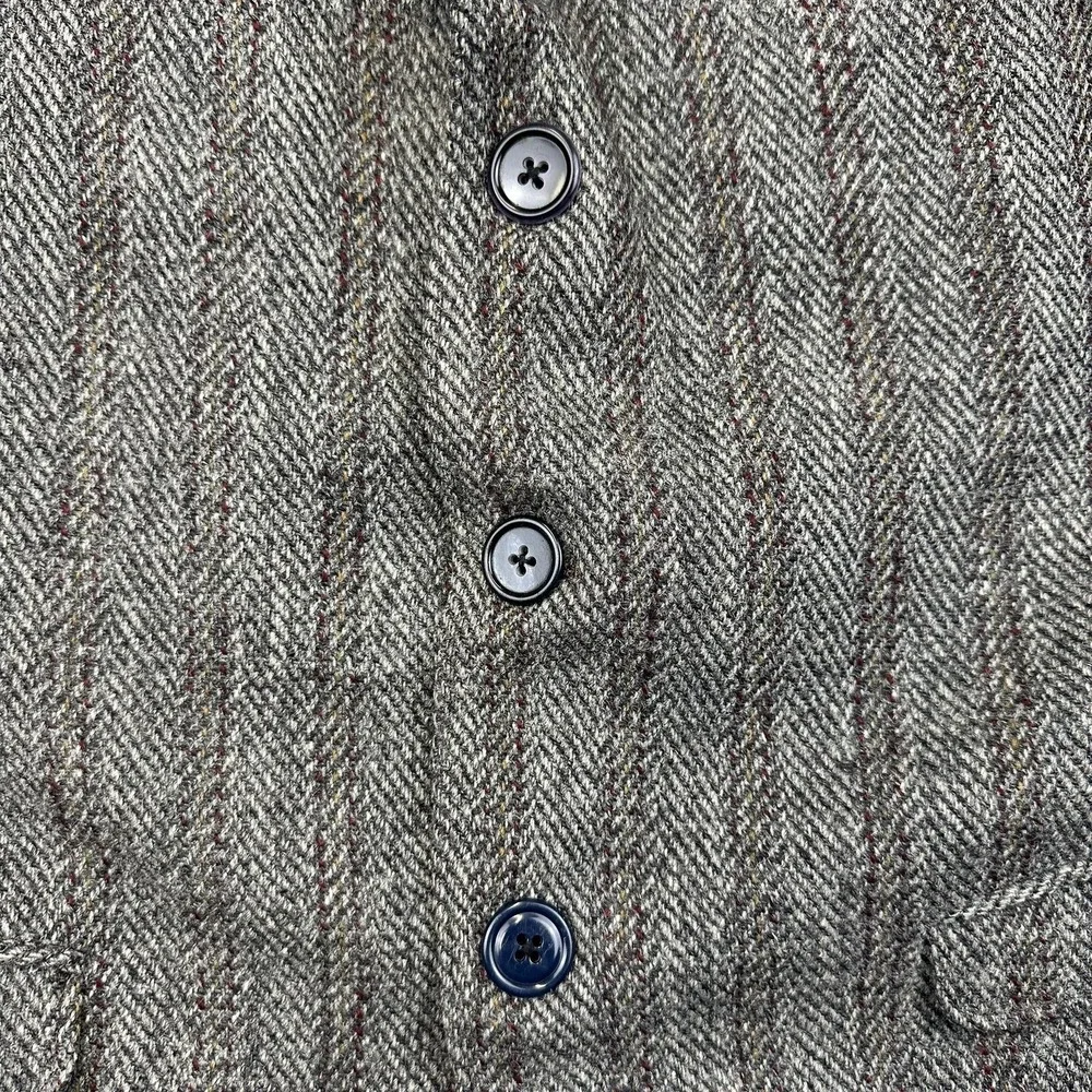Vintage Clipper Craft Harris Tweed Sport Coat Mens 42L Herringbone‎ Scotland